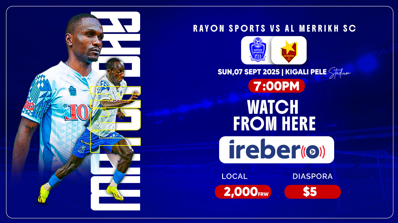 Rayon Sport vs Al Merrik SC
